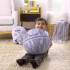 image:imageNoJo Star Wars Death Star Shaped Gray and White Plush Decorative Throw Pillow