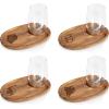 image:imagePICNIC TIME Star Wars Dark Side Wine Appetizer Plate Set of 4 with Glass Holder Acacia Wood Cocktail Plates for Cheese Charcuterie and Entertaining with Helmet Designs Acacia WoodStar Wars Dark Side  Acacia Wood