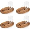 image:imagePICNIC TIME Star Wars Dark Side Wine Appetizer Plate Set of 4 with Glass Holder Acacia Wood Cocktail Plates for Cheese Charcuterie and Entertaining with Helmet Designs Acacia WoodDisney Mickey Mouse  Acacia Wood