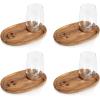 image:imagePICNIC TIME Star Wars Dark Side Wine Appetizer Plate Set of 4 with Glass Holder Acacia Wood Cocktail Plates for Cheese Charcuterie and Entertaining with Helmet Designs Acacia WoodDisney Nightmare Before Christmas Jack  Acacia Wood