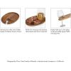 image:imagePICNIC TIME Star Wars Dark Side Wine Appetizer Plate Set of 4 with Glass Holder Acacia Wood Cocktail Plates for Cheese Charcuterie and Entertaining with Helmet Designs Acacia WoodDisney The Winnie the Pooh  Acacia Wood