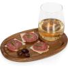 image:imagePICNIC TIME Star Wars Dark Side Wine Appetizer Plate Set of 4 with Glass Holder Acacia Wood Cocktail Plates for Cheese Charcuterie and Entertaining with Helmet Designs Acacia WoodDisney Nightmare Before Christmas Jack  Acacia Wood