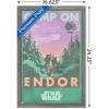 image:imageStar Wars Endor  Camp On Endor Wall Poster 34L x 224W Premium Unframed VersionBarnwood Framed Version
