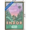 image:imageStar Wars Endor  Camp On Endor Wall Poster 34L x 224W Premium Unframed VersionBronze Framed Version