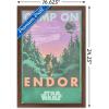 image:imageStar Wars Endor  Camp On Endor Wall Poster 34L x 224W Premium Unframed VersionMahogany Framed Version