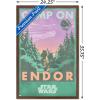 image:imageStar Wars Endor  Camp On Endor Wall Poster 34L x 224W Premium Unframed VersionMahogany Framed Version