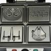 image:imageStar Wars XWing Four Waffle Maker from Select Brands  Appliance for Small Square Waffles  Star WarsThemed Waffle Iron  Themed Appliance with Nonstick Coating