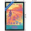 image:imageTrends International Star Wars Jakku  Escape from Jakku Wall Poster 34L x 224W White Framed VersionBlack Framed Version