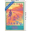 image:imageTrends International Star Wars Jakku  Escape from Jakku Wall Poster 34L x 224W White Framed VersionBlonde Framed Version