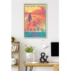 image:imageTrends International Star Wars Jakku  Escape from Jakku Wall Poster 34L x 224W White Framed VersionBlonde Framed Version