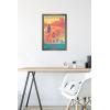 image:imageTrends International Star Wars Jakku  Escape from Jakku Wall Poster 34L x 224W White Framed VersionBronze Framed Version