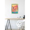 image:imageTrends International Star Wars Jakku  Escape from Jakku Wall Poster 34L x 224W White Framed VersionGold Framed Version