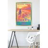 image:imageTrends International Star Wars Jakku  Escape from Jakku Wall Poster 34L x 224W White Framed VersionGold Framed Version