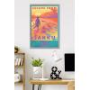 image:imageTrends International Star Wars Jakku  Escape from Jakku Wall Poster 34L x 224W White Framed VersionGray Framed Version