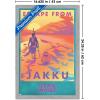 image:imageTrends International Star Wars Jakku  Escape from Jakku Wall Poster 34L x 224W White Framed VersionGray Framed Version
