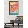 image:imageTrends International Star Wars Jakku  Escape from Jakku Wall Poster 34L x 224W White Framed VersionMahogany Framed Version
