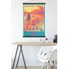 image:imageTrends International Star Wars Jakku  Escape from Jakku Wall Poster 34L x 224W White Framed VersionPremium Print and Black Hanger Bundle