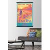 image:imageTrends International Star Wars Jakku  Escape from Jakku Wall Poster 34L x 224W White Framed VersionPremium Print and Black Hanger Bundle