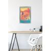 image:imageTrends International Star Wars Jakku  Escape from Jakku Wall Poster 34L x 224W White Framed VersionSilver Framed Version