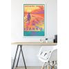 image:imageTrends International Star Wars Jakku  Escape from Jakku Wall Poster 34L x 224W White Framed VersionWhite Framed Version