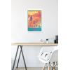 image:imageTrends International Star Wars Jakku  Escape from Jakku Wall Poster 34L x 224W White Framed VersionWhite Framed Version