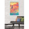 image:imageTrends International Star Wars Jakku  Escape from Jakku Wall Poster 34L x 224W White Framed VersionWhite Framed Version