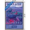 image:imageTrends International Star Wars Nevarro  Next Stop Nevarro Wall Poster 34L x 224W Premium Unframed VersionBarnwood Framed Version