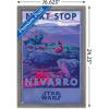 image:imageTrends International Star Wars Nevarro  Next Stop Nevarro Wall Poster 34L x 224W Premium Unframed VersionBarnwood Framed Version