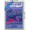 image:imageTrends International Star Wars Nevarro  Next Stop Nevarro Wall Poster 34L x 224W Premium Unframed VersionGray Framed Version