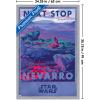 image:imageTrends International Star Wars Nevarro  Next Stop Nevarro Wall Poster 34L x 224W Premium Unframed VersionGray Framed Version