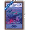 image:imageTrends International Star Wars Nevarro  Next Stop Nevarro Wall Poster 34L x 224W Premium Unframed VersionMahogany Framed Version