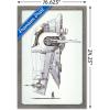 image:imageTrends International Star Wars Saga  Boba Fett  Ship Wall Poster 34L x 224W Premium Unframed VersionBarnwood Framed Version