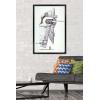 image:imageTrends International Star Wars Saga  Boba Fett  Ship Wall Poster 34L x 224W Premium Unframed VersionBlack Framed Version