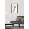 image:imageTrends International Star Wars Saga  Boba Fett  Ship Wall Poster 34L x 224W Premium Unframed VersionMahogany Framed Version