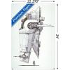 image:imageTrends International Star Wars Saga  Boba Fett  Ship Wall Poster 34L x 224W Premium Unframed VersionPremium Unframed Version