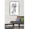 image:imageTrends International Star Wars Saga  Boba Fett  Ship Wall Poster 34L x 224W Premium Unframed VersionSilver Framed Version