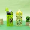 image:imageZak Designs Baby Yoda Kids Durable Plastic Spout Cover And Builtin Carrying Loop LeakProof Water Design For Travel 16oz 2pc Set Grogu Bottle 2pk Star WarsMinecraft Creeper
