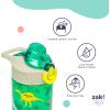 image:imageZak Designs Baby Yoda Kids Durable Plastic Spout Cover And Builtin Carrying Loop LeakProof Water Design For Travel 16oz 2pc Set Grogu Bottle 2pk Star WarsJurassic World Green and Blue