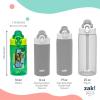 image:imageZak Designs Baby Yoda Kids Durable Plastic Spout Cover And Builtin Carrying Loop LeakProof Water Design For Travel 16oz 2pc Set Grogu Bottle 2pk Star WarsTMNT