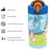 image:imageZak Designs Baby Yoda Kids Durable Plastic Spout Cover And Builtin Carrying Loop LeakProof Water Design For Travel 16oz 2pc Set Grogu Bottle 2pk Star WarsBluey Bottle 2pk