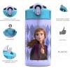 image:imageZak Designs Baby Yoda Kids Durable Plastic Spout Cover And Builtin Carrying Loop LeakProof Water Design For Travel 16oz 2pc Set Grogu Bottle 2pk Star WarsElsa  Anna Frozen 2