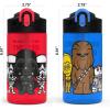 image:imageZak Designs Baby Yoda Kids Durable Plastic Spout Cover And Builtin Carrying Loop LeakProof Water Design For Travel 16oz 2pc Set Grogu Bottle 2pk Star WarsDarth Vader Bottle 2pk