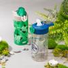 image:imageZak Designs Baby Yoda Kids Durable Plastic Spout Cover And Builtin Carrying Loop LeakProof Water Design For Travel 16oz 2pc Set Grogu Bottle 2pk Star WarsJurassic World Green and Blue