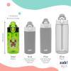 image:imageZak Designs Baby Yoda Kids Durable Plastic Spout Cover And Builtin Carrying Loop LeakProof Water Design For Travel 16oz 2pc Set Grogu Bottle 2pk Star WarsMinecraft Creeper