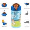 image:imageZak Designs Baby Yoda Kids Durable Plastic Spout Cover And Builtin Carrying Loop LeakProof Water Design For Travel 16oz 2pc Set Grogu Bottle 2pk Star WarsBluey Bottle 2pk