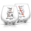 image:imageJoyJolt Star Wars Darth Vader Lightsaber Stemless Drinking Glass  15 oz  Set of 2Darth Vader Red Lightsaber