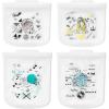 image:imagePyrex Platinum Silicone 4Pc Storage Set 2 Reusable Sandwich Bags 2 Reusable HalfGallon Freezer Bags NonToxic BPAFree Airtight amp LeakProof Microwave Freezer Safe Star Wars4pk Star Wars