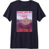 image:imageStar Wars Meet Me At Yavin 4 Poster Premium TShirtNavy Blue