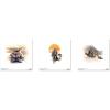image:imageTrends International Gallery Pops Star Wars The Mandalorian  Mando and Grogu Wall Art Bundle 3Pack Wall Poster 12 x 12 Black Frame VersionUnframed Version
