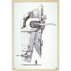 image:imageTrends International Star Wars Saga  Boba Fett  Ship Wall Poster 34L x 224W Premium Unframed VersionBlonde Framed Version